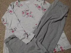 CLOSSH 花柄パジャマセット M　レディース　部屋着　上下セット