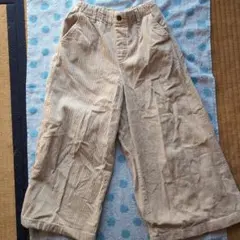 試着のみUNIQLO コーデュロイ ロングパンツ 140