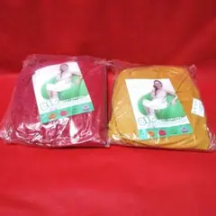 BIGインフレータブルソファレッドイエロー2個セット