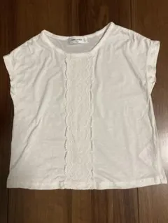 COMME CA FILLE ホワイト レース Tシャツ 110Aのサムネイル