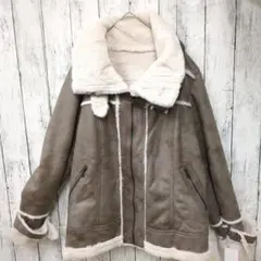 【未使用】フェイクムートンジャケット ボアジャケット 定価26,000円
