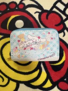 シナモロールアイスクリームデザイン Wファスナーコイン&キーケース