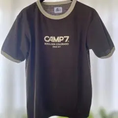 CAMP7 ブラウン 半袖Tシャツのサムネイル