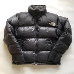 ★90's★ザノースフェイス ヌプシダウンジャケット 黒 ブラック L 2WAY