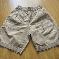 キッズ ハーフパンツ ベージュ　GU
