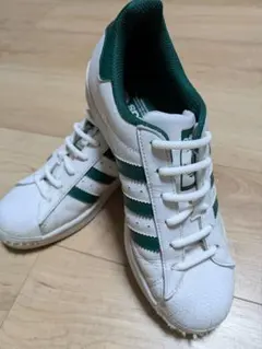 adidas SUPERSTAR 23.0cm　ホワイト/グリーン