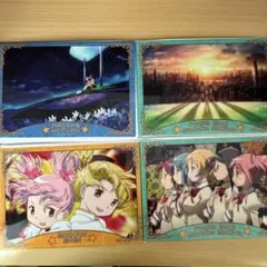 魔法少女まどかマギカ　クリアビジュアルポスター　　 まどか　ほむら　マミ