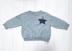 BREEZE 星型ポケット トレーナー　110 ミントグリーン