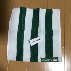 LACOSTE ストライプ　ミニタオル