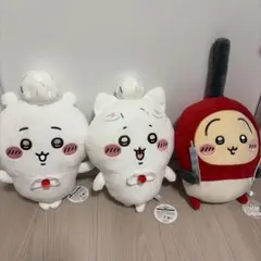ちいかわ 誕生日BIGぬいぐるみ　3点セットのサムネイル