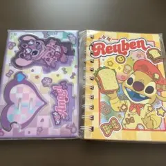スティッチ 쿠지 G賞 アクリルスタンド H賞 シール帳