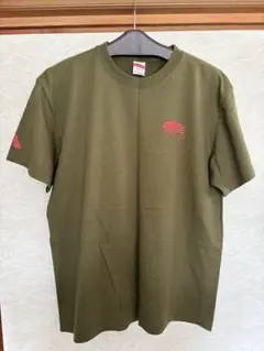 バイソンプリント オリーブ Tシャツ