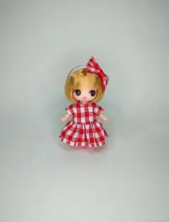 2063☆　ハンドメイド　ぷちリカちゃん　服　ワンピース