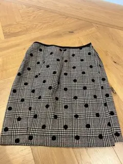 レイカズン　スカート　ウール素材　膝丈