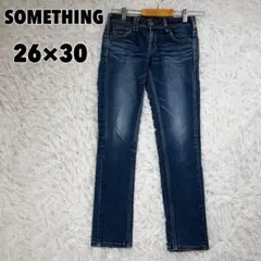 ♥SOMETHING♥ レオパード柄 スキニーデニムのサムネイル