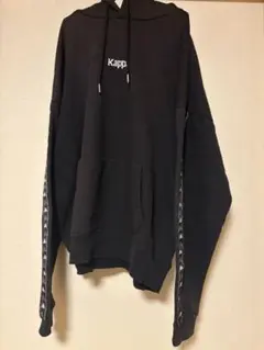 Kappa フード付きパーカー 黒