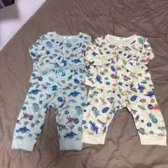 BREEZE ベビーパジャマ 2点セット サイズ90・80