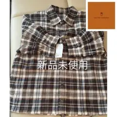【UNITED ARROWS 】ブラウン系チェック シャツ FREEサイズ