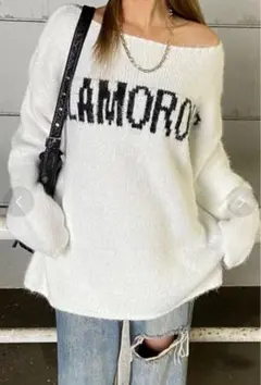 non-hedge ノンヘッジ non-hedge ロゴニットチュニック