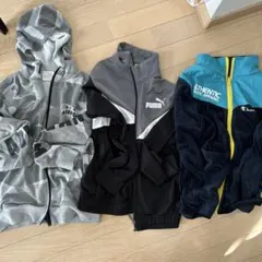 PUMA & Champion パーカー ジャージ3点セット