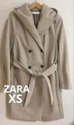 ZARA ザラ　フードコート　ロングコート
