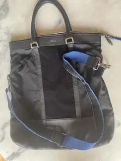 FURLA MAN フルラ 2way トートバッグ ショルダー 黒のサムネイル