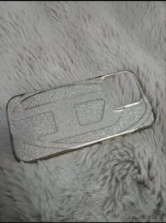 DIESEL ラメ入り シルバー ハードケース