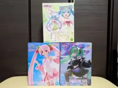 【未開封】初音ミク 最新プライズフィギュア3点セット