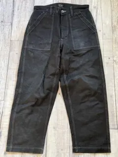 THE DRAWING ROOM ブラック ペインターパンツ S