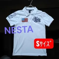 Nesta Brand ポロシャツ ホワイト Sサイズのサムネイル