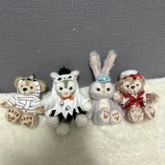 ダッフィー　ステラルー　シェリーメイ　ジェラトーニ　ディズニー　ストラップ