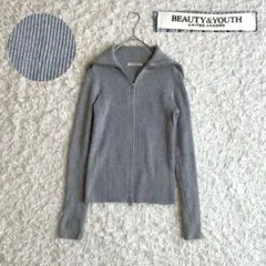 ダブルジップ ニット