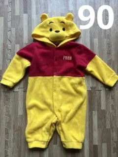 プーさんロンパース90サイズフリース