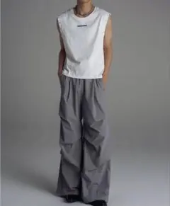 jent louis Side Line Tucked Pants ブラック M - メルカリ