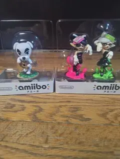 任天堂amiibo スプラトゥーン　アオリホタル どうぶつの森　とたけけ　セット