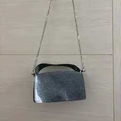 ZARA ラメミニショルダーバッグ