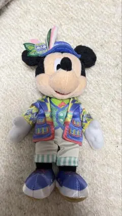 ディズニー・イースター2019 ミッキー　ぬいぐるみバッジ