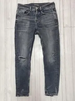 ZARAMAN ストレッチダメージスキニー