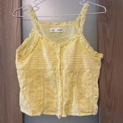 ZARA イエロー キャミソール(キッズ)のサムネイル