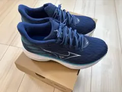 ミズノ ウェーブライダー 28 ネイビー 27.0 cm