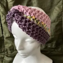 幅広ヘアターバン　ヘアバンド