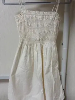 H&M ワンピース アイボリー