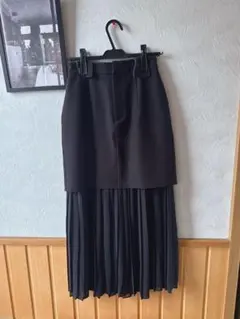 sacai ドッキング アコーディオン プリーツスカート sacai ドッキング アコーディオン プリーツスカート - メルカリ