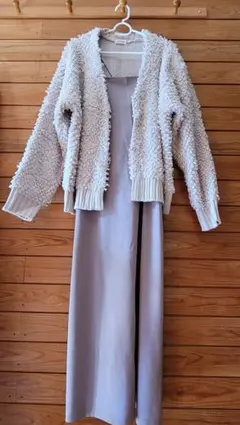 LEPSIM カーデ キャミワンピセット