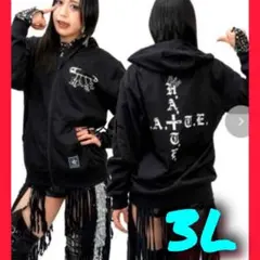 【未使用品】スターダム 上谷沙弥 ジップパーカー XXLサイズ 特別価格 スターダム 上谷沙弥 LL ジップパーカー スウェット上