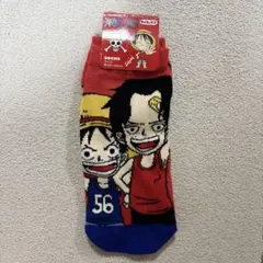 【新品✨】ワンピース ソックス 靴下 ルフィ エース 22-24cm