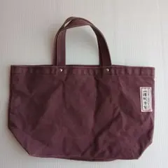 一澤帆布 トートバッグ　紫　手さげ