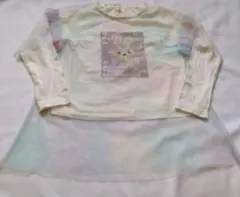 MEZZO PIANO マジカルパステルレインボー Tシャツ130cm