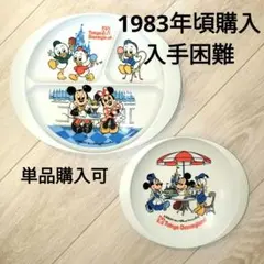 ◆1983年頃購入希少◆Disney ディズニー 食器セット お皿 プレート ◇1983年頃購入希少◇Disney ディズニー 食器セット お皿 プレート