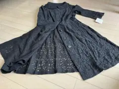 n*i様 激安◆ブラック総レース ワンピース ラバーズバースデイタグ付未使用 黒